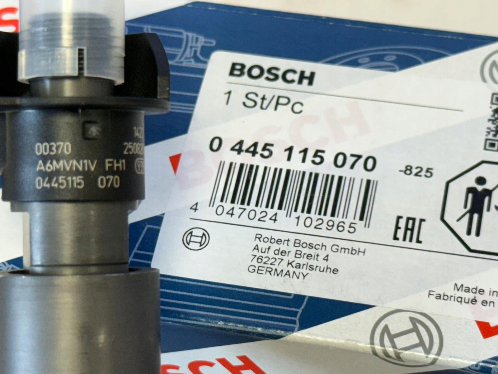 Sada 4 ks vstřikovačů 0445115048 — BMW X5 3.0 Bosch, Auf Lager, inklusive Steuer — foto 6 z 9
