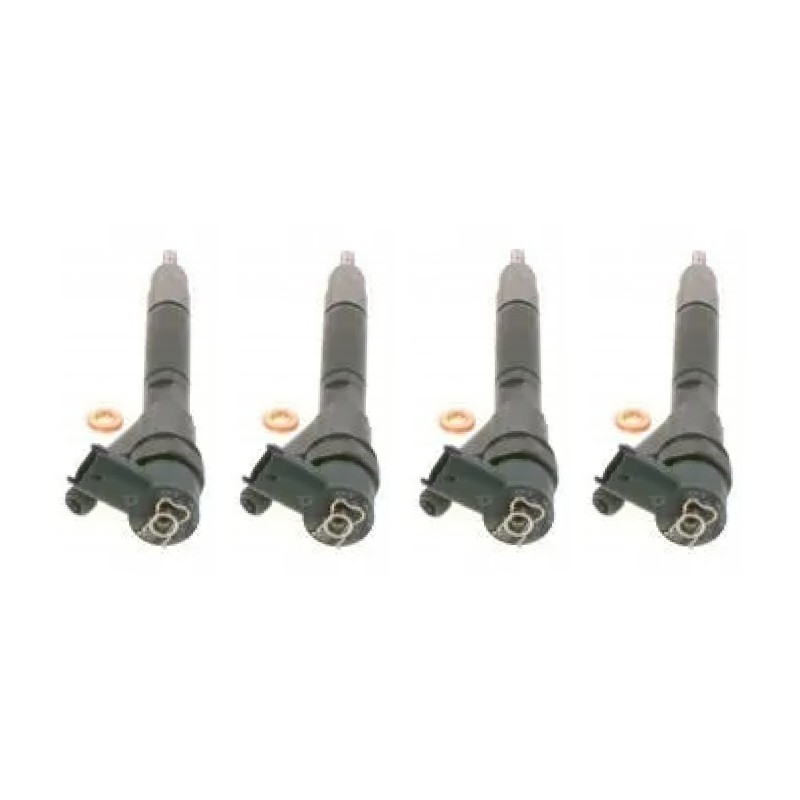 Sada 4 ks Einspritzdüsen Bosch — Nissan 2.5 DCI