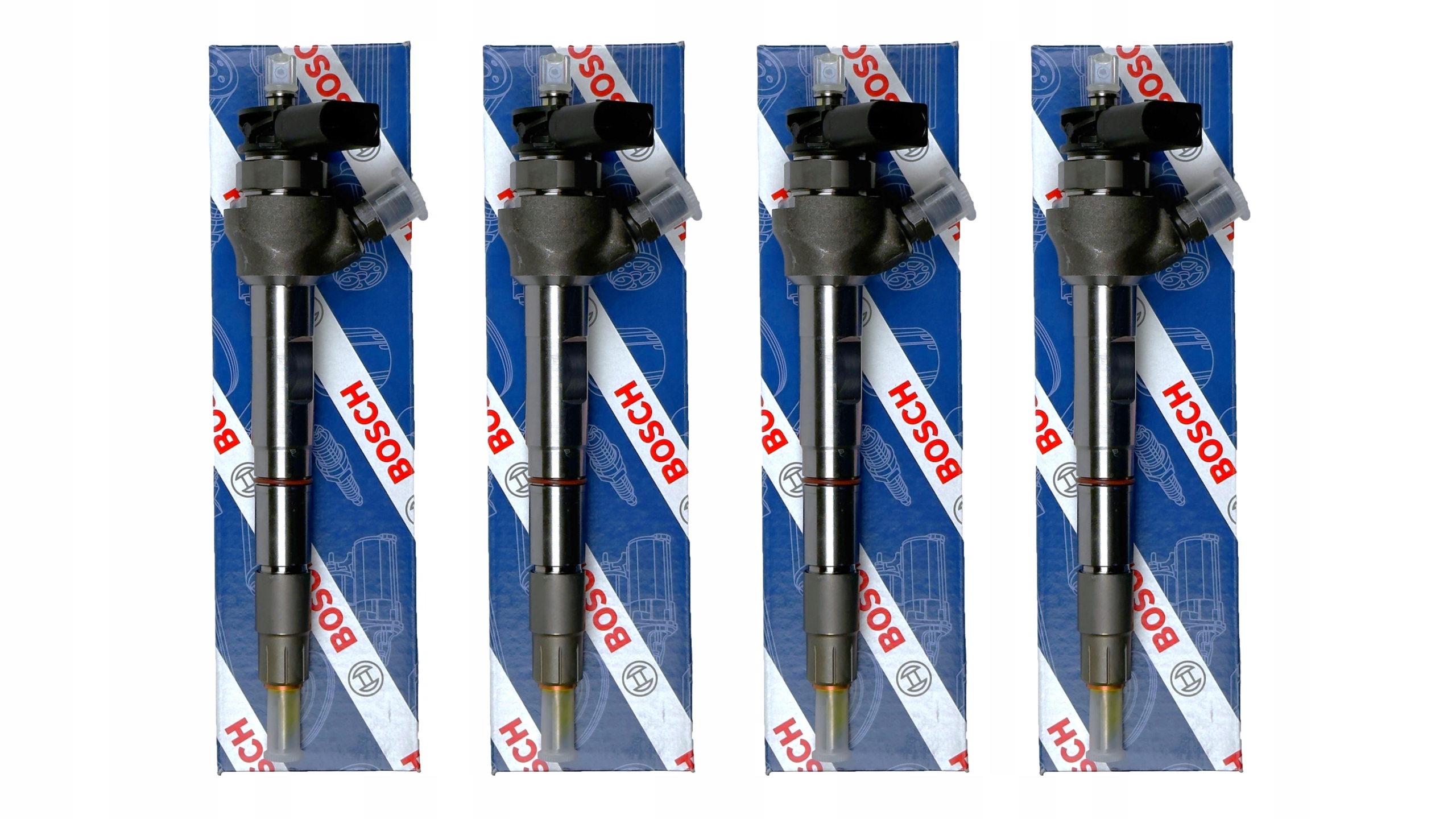 Satz 4 Stück Einspritzdüsen Bosch 0445110872 — Volkswagen