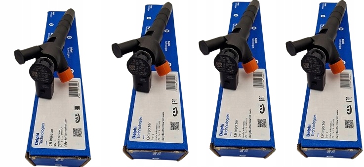 Sada 4 ks Einspritzdüsen Delphi 04L130277AN — Volkswagen