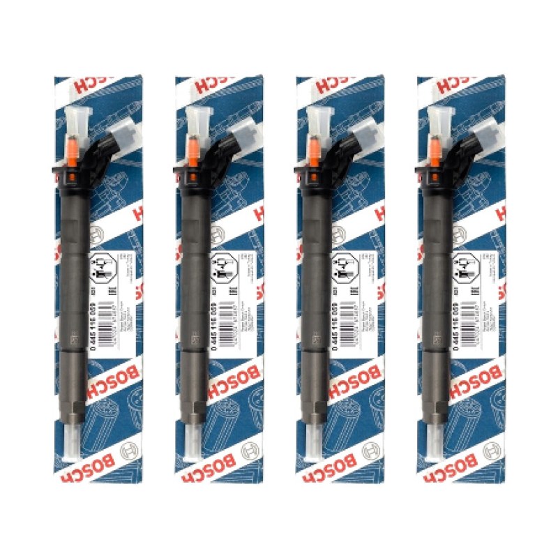Satz 4 Stück Einspritzdüsen Bosch 1609848980 — Citroën 3.0