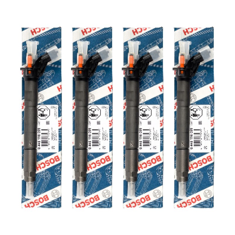 Satz 4 Stück Einspritzdüsen Bosch 1609848980 — Peugeot 3.0