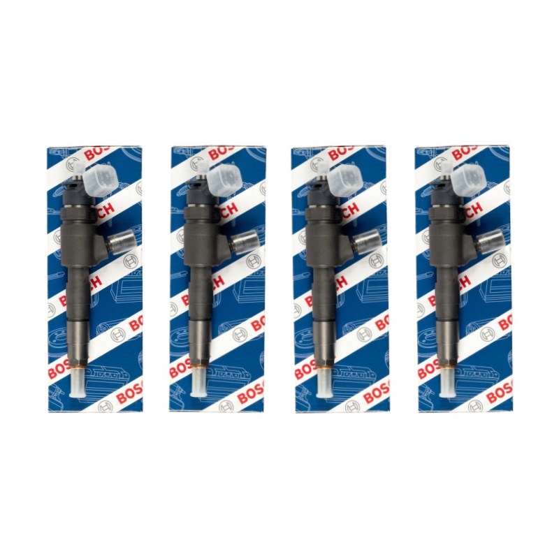 Satz 4 Stück Einspritzdüsen Bosch AV6Q9F593BA — Fiat 1.6