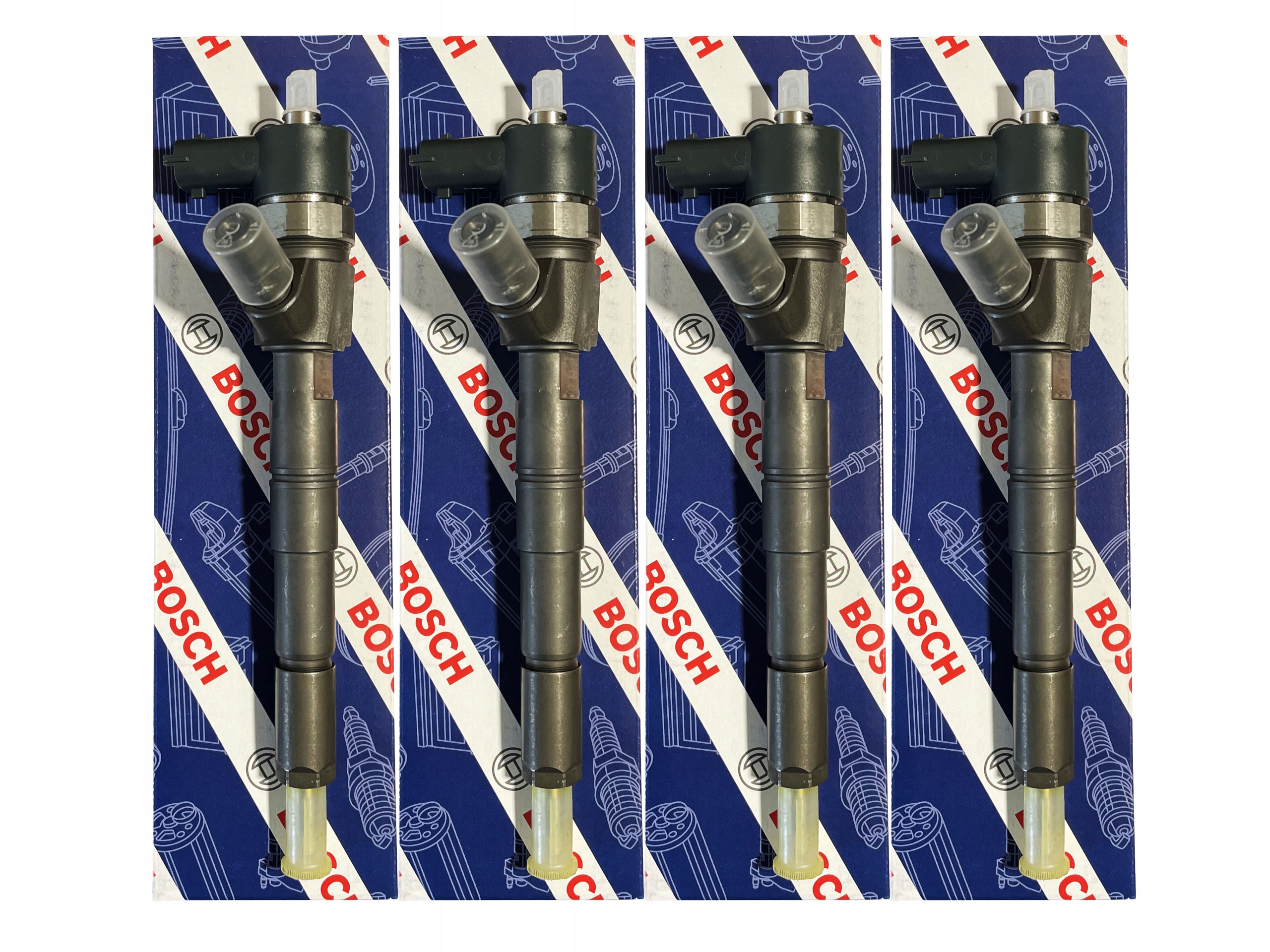 Sada 4 ks vstřikovačů Bosch 0445110524 — Fiat 1.6, Auf Lager, inklusive Steuer — foto 4 z 5