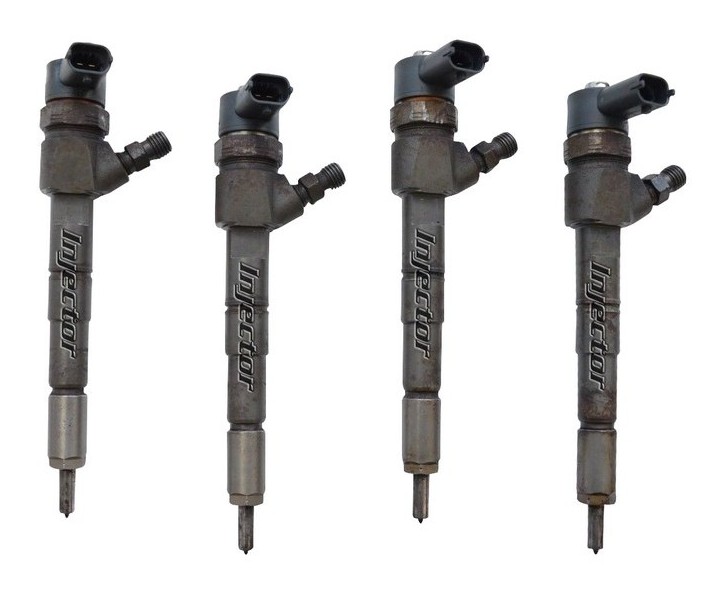 Alfa Romeo 156 1.9 JTD 16V Q4 110 KW 150 HP Satz 4 Stück gebrauchte Einspritzdüsen BOSCH 71794089, 55196295, 55221020