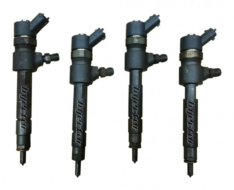 Lancia Lybra 1.9 JTD 85 KW 116 HP Satz 4 Stück gebrauchte Einspritzdüsen BOSCH 71791267, 73501140, 55187291