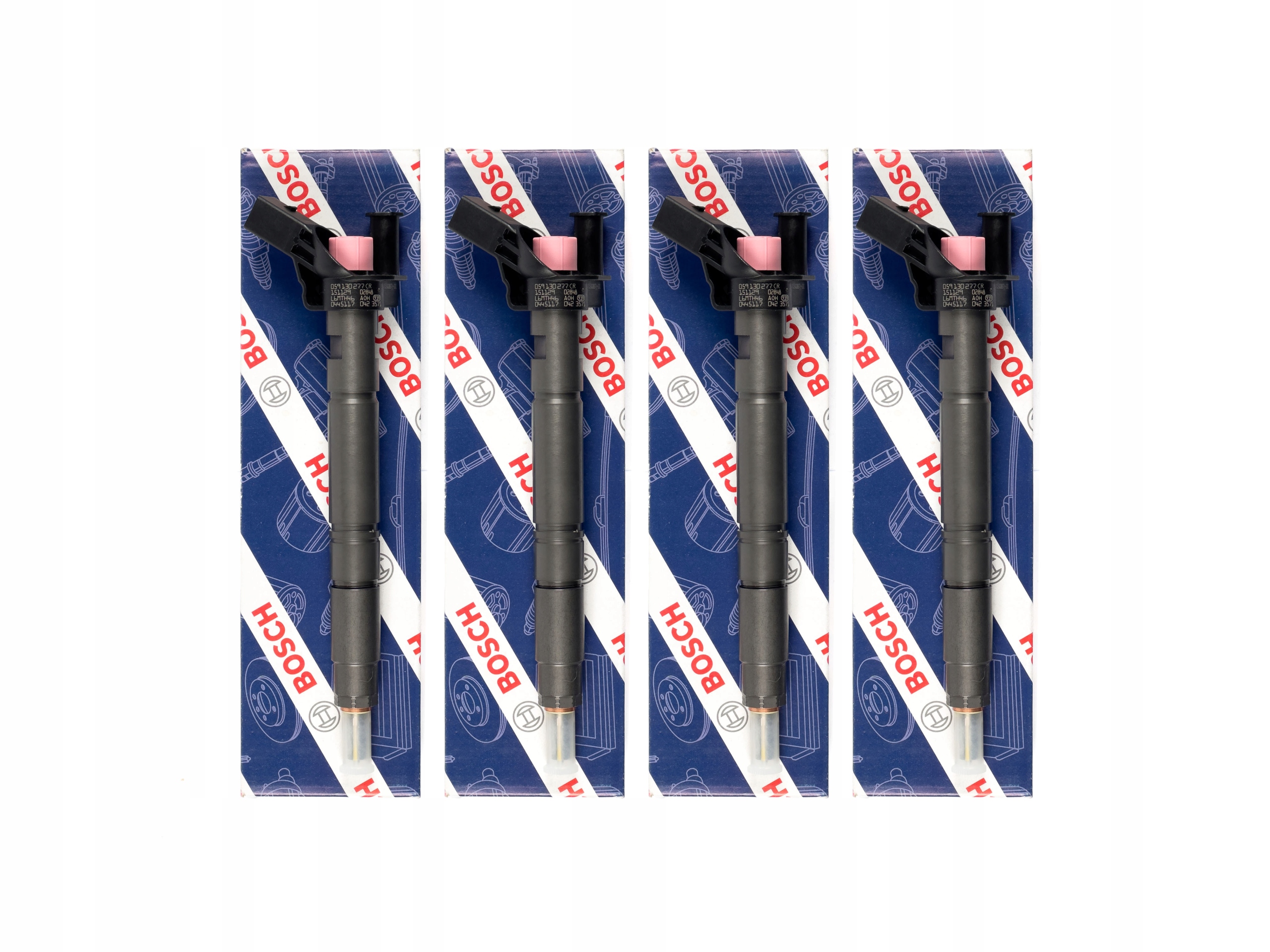 Seat Leon 2.0 d CEGA 170 hp sada 4 ks Einspritzdüsen Bosch 0986435360